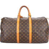 Louis Vuitton Canvas Monogram Keepall 50