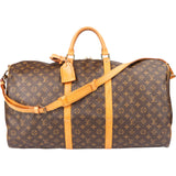 Louis Vuitton Canvas Monogram Keepall 60 Bandouliere