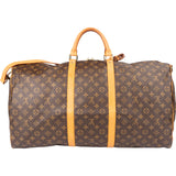 Louis Vuitton Canvas Monogram Keepall 60 Bandouliere
