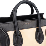 Celine Tricolor Leather Luggage Handbag