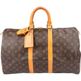 Louis Vuitton Canvas Monogram Keepall 45