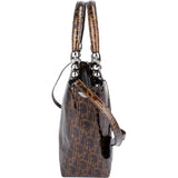 Christian Dior Patent Leather Oblique Monogram Maris Handbag