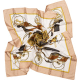 Hermès Classic "Carriage" Silk Carre 90 Scarf Tuch