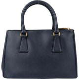 Prada Blue Saffiano Leather Galleria Handbag
