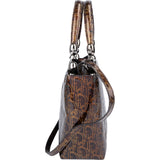 Christian Dior Patent Leather Oblique Monogram Maris Handbag