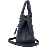 Prada Blue Saffiano Leather Galleria Handbag