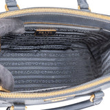 Prada Blue Saffiano Leather Galleria Handbag