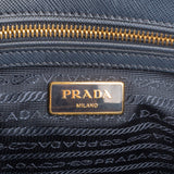 Prada Blue Saffiano Leather Galleria Handbag