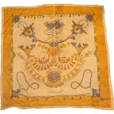 Hermès Light "FARURES DES SABLES" Silk Carre 90 Scarf Tuch