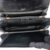 Celine Black Boxcalf Triomphe Shoulder Bag