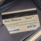 Prada Blue Saffiano Leather Galleria Handbag
