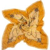 Hermès Light "FARURES DES SABLES" Silk Carre 90 Scarf Tuch
