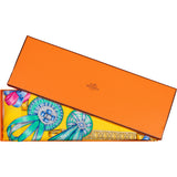 Hermès Classic "LES RUBANS DU CHEVAL" Silk Carre 90 Scarf Tuch