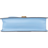 Gucci Blue Leather Sylvie Shoulder Bag