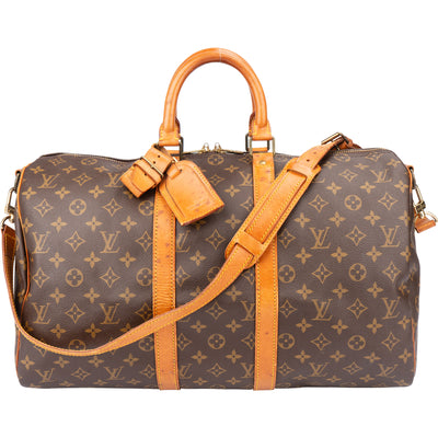 Louis Vuitton Canvas Monogram Keepall 45 Bandouliere