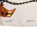Hermès Classic "Carriage" Silk Carre 90 Scarf Tuch