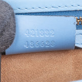Gucci Blue Leather Sylvie Shoulder Bag
