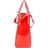 Louis Vuitton Red Patent Leather Lady Dior Handbag