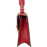 Gucci Red Leather Sylvie Shoulder Bag