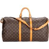 Louis Vuitton Canvas Monogram Keepall Bandouliere 55