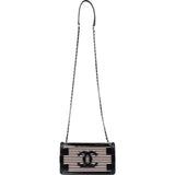 Chanel Plexi Brick CC Quilted Patent Leather Single Flap Crossbody Bag