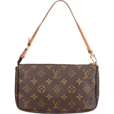 Louis Vuitton Canvas Monogram Pochette Accessoire Handbag