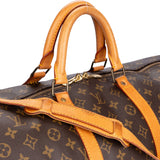 Louis Vuitton Canvas Monogram Keepall Bandouliere 55