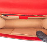 Gucci Red Leather Sylvie Shoulder Bag