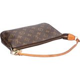 Louis Vuitton Canvas Monogram Pochette Accessoire Handbag