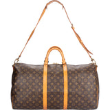 Louis Vuitton Canvas Monogram Keepall Bandouliere 55