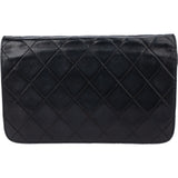 Chanel Quilted Lambskin 24K Gold Single Flap Shoulder Bag