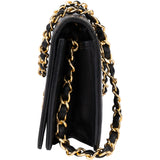 Chanel Quilted Lambskin 24K Gold Single Flap Shoulder Bag
