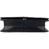 Chanel Quilted Lambskin 24K Gold Single Flap Shoulder Bag