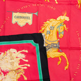 Hermès Classic "CARROUSEL" Silk Carre 90 Scarf Tuch