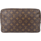 Louis Vuitton Canvas Monogram Trousse Toilette 28 Clutch
