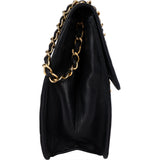 Chanel Quilted Lambskin 24K Gold Single Flap Shoulder Bag