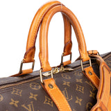 Louis Vuitton Canvas Monogram Keepall Bandouliere 45