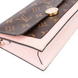Louis Vuitton Canvas Monogram Flore Wallet On Chain Crossbody Bag