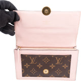Louis Vuitton Canvas Monogram Flore Wallet On Chain Crossbody Bag