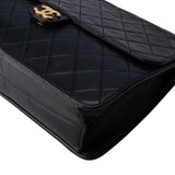 Chanel Quilted Lambskin 24K Gold Single Flap Shoulder Bag