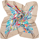 Hermès Classic "CORRESPONDANCE" Silk Carre 90 Scarf Tuch