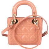 Christian Dior Quilted Leather Lady Dior Handbag