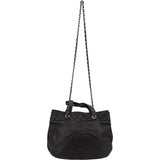 Chanel Lambskin On The Road CC Tote Handbag