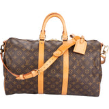 Louis Vuitton Canvas Monogram Keepall Bandouliere 45