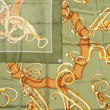 Hermès Classic "Profile" Silk Carre 90 Scarf Tuch