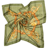 Hermès Classic "Profile" Silk Carre 90 Scarf Tuch