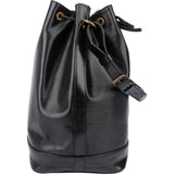Louis Vuitton Noir Epi Leather Sac Noe Grande Shoulder Bag
