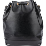 Louis Vuitton Noir Epi Leather Sac Noe Grande Shoulder Bag