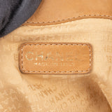 Chanel Brown Suede CC Accordion Crossbody Bag