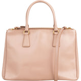 Prada Rose Saffiano Leather Galleria Handbag - vintageandkickz